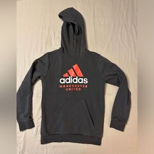 Excellent Condition!  Adidas Manchester United Pullover Hoodie. (As is).